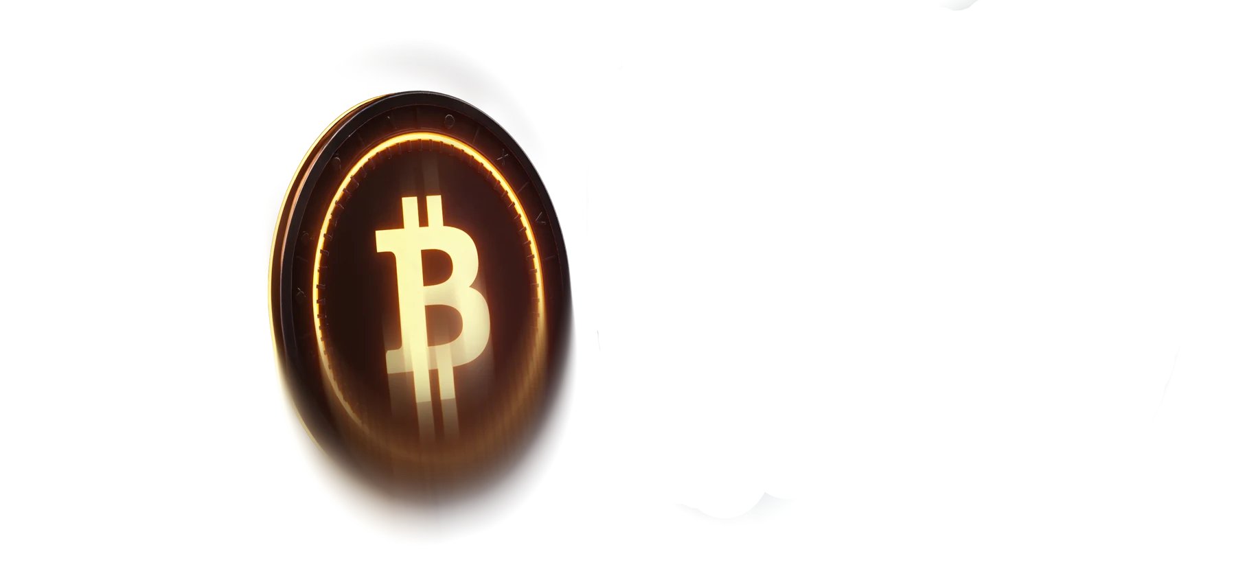 Bitcoin coin representing BTC withdrawals