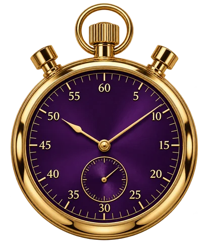 Stopwatch representing a simple time check during a play session