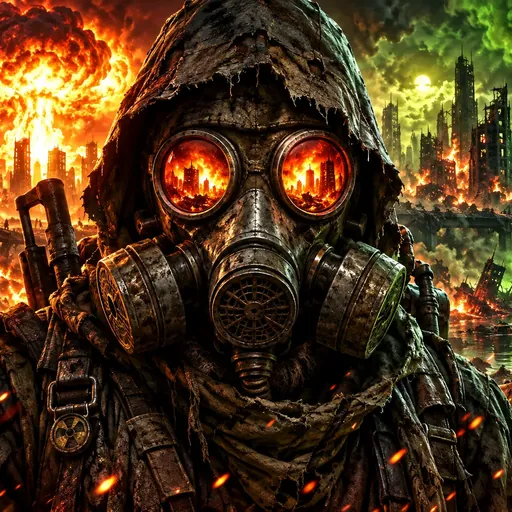 Apocalypse Super xNudge cover art: a dark, post-apocalyptic pokie scene from Nolimit City